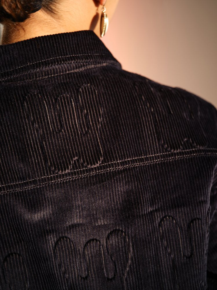 Kirk Corduroy Jacket - Black