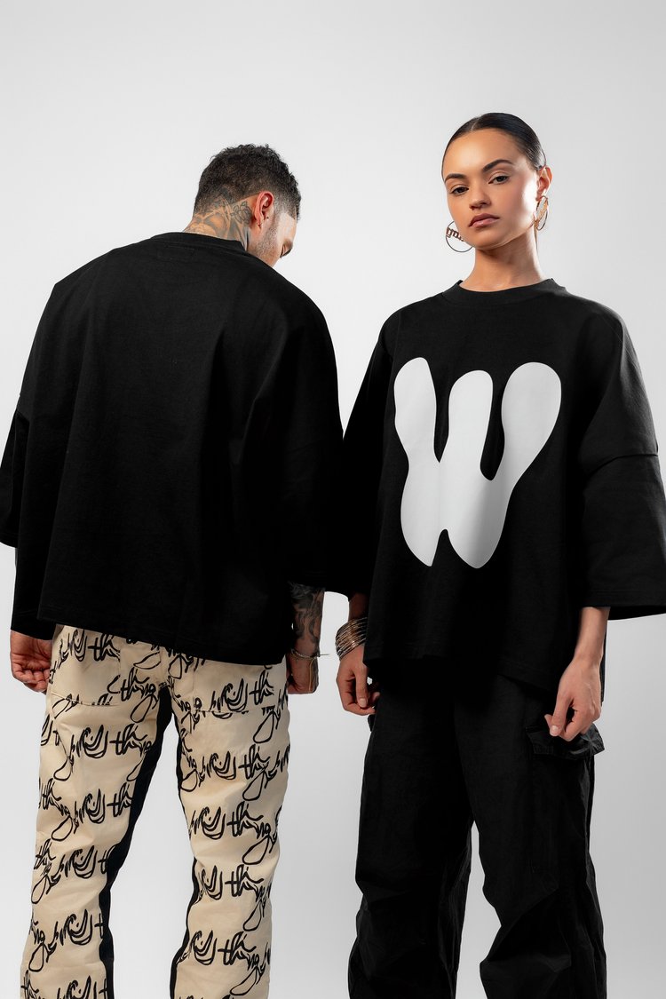 Noraj Oversized Tee - Black Caviar