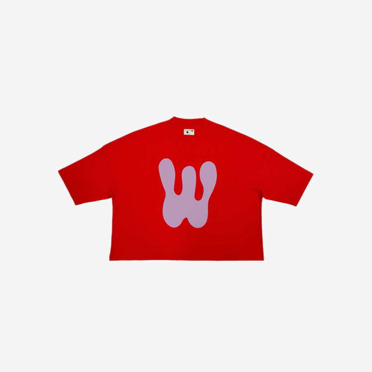 Noraj Oversized Tee - Fiery Red