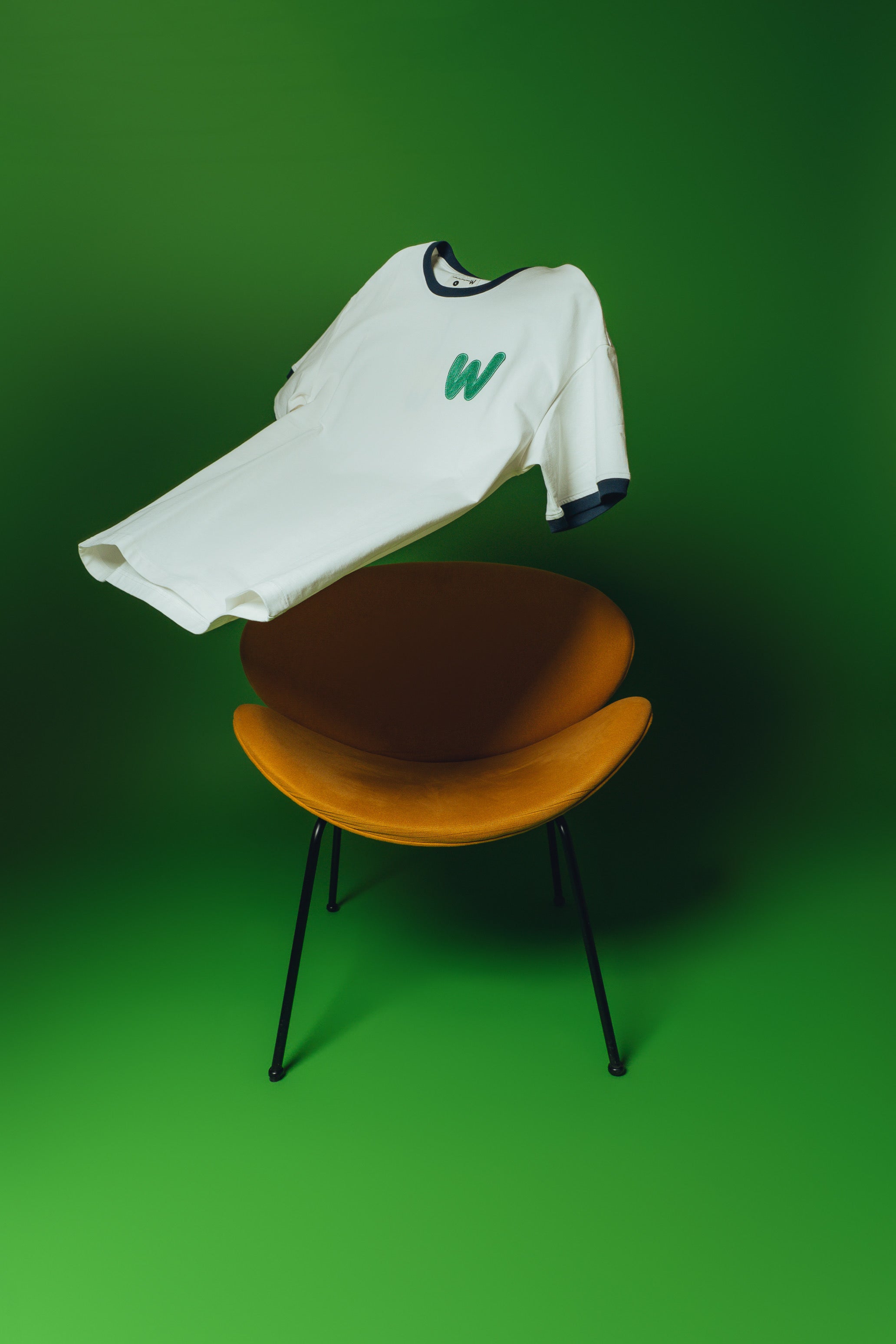Classic Ringer Tee - Navy